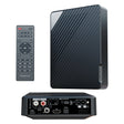 Russound 150-Watt 2.1-Channel Low-Profile Mini A/V Amplifier with Bluetooth, HDMI ARC, and Learning Remote for Use with TVs, AVA Series AVA2.1