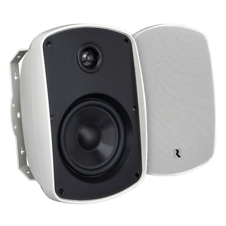 Russound 6.5-In. 150-Watt Acclaim 5 Series OutBack MK2 2-Way Outdoor Speaker Pair with IMPP Cone Woofer and Teteron Tweeter, 8 Ohms, White