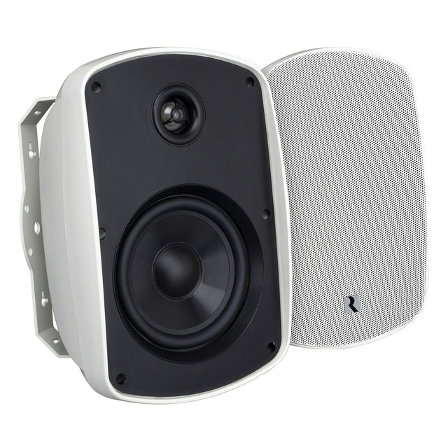 Russound 6.5-In. 150-Watt Acclaim 5 Series OutBack MK2 2-Way Outdoor Speaker Pair with IMPP Cone Woofer and Teteron Tweeter, 8 Ohms, White