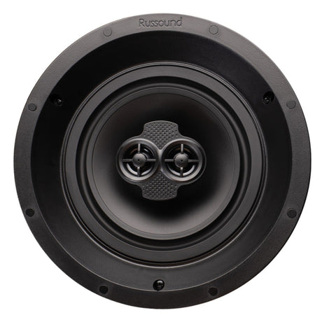 Russound 6.5-In. 90-Watt Architectural Series IC-610T In-Ceiling Single Point Stereo Loudspeaker with DVC Woofer and Dual Pivoting Tweeters