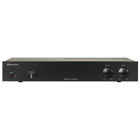 Russound 75-Watt 2-Channel Dual-Source Amplifier with Automatic Switching and Support for 2 Speaker Pairs, Bridgeable to 160 Watts Mono, PS75