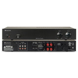 Russound 75-Watt 2-Channel Dual-Source Amplifier with Automatic Switching and Support for 2 Speaker Pairs, Bridgeable to 160 Watts Mono, PS75