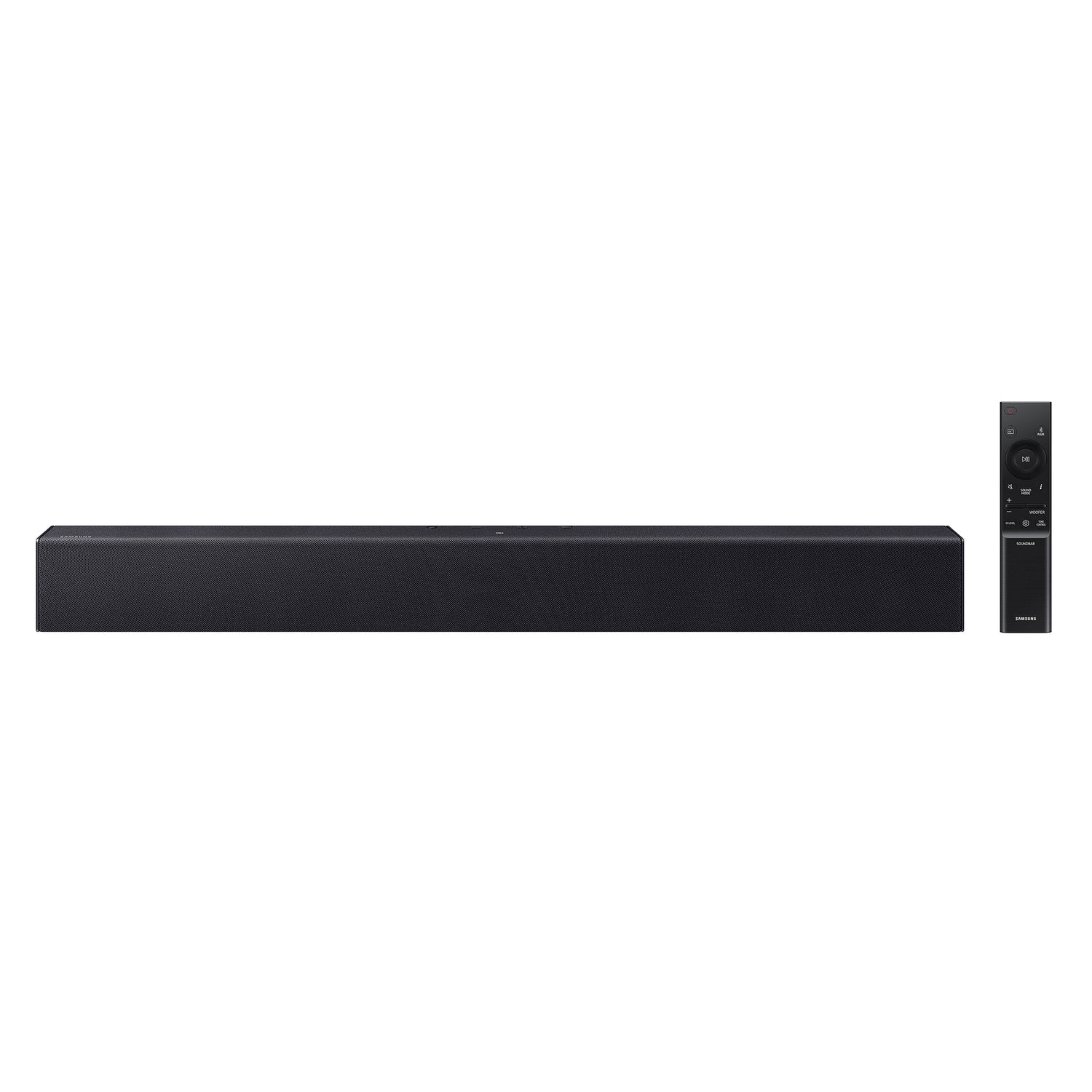 Samsung 2.0-Channel 40-Watt 25.23-In. Sound Bar with Built-in Subwoofer, Surround Sound Expansion, HDMI, Remote, Bluetooth TV Pairing, HW-B400F