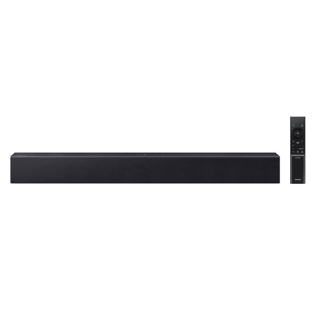 Samsung 2.0-Channel 40-Watt 25.23-In. Sound Bar with Built-in Subwoofer, Surround Sound Expansion, HDMI, Remote, Bluetooth TV Pairing, HW-B400F