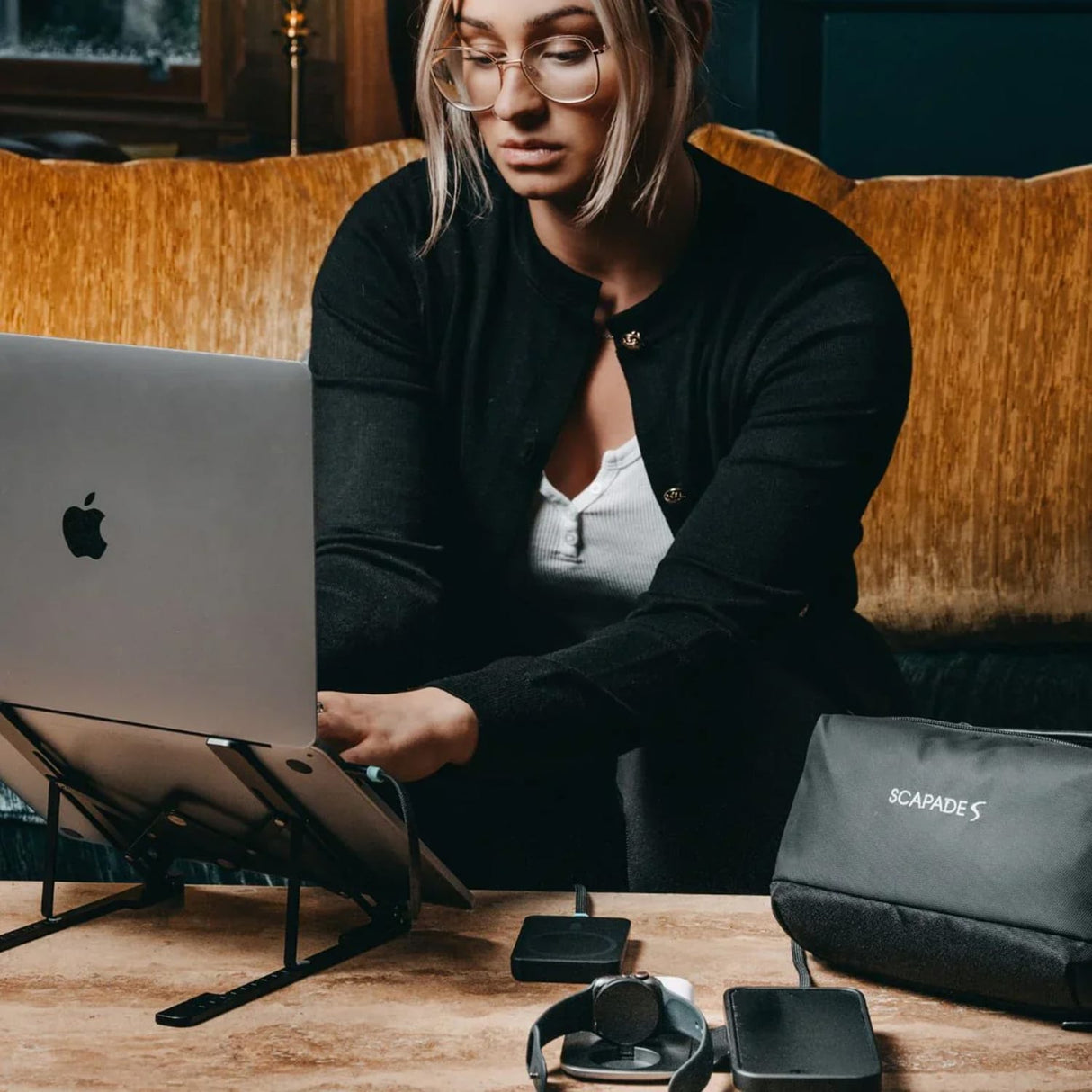 Scapade AirStand Pro Foldable Travel Stand for Laptops