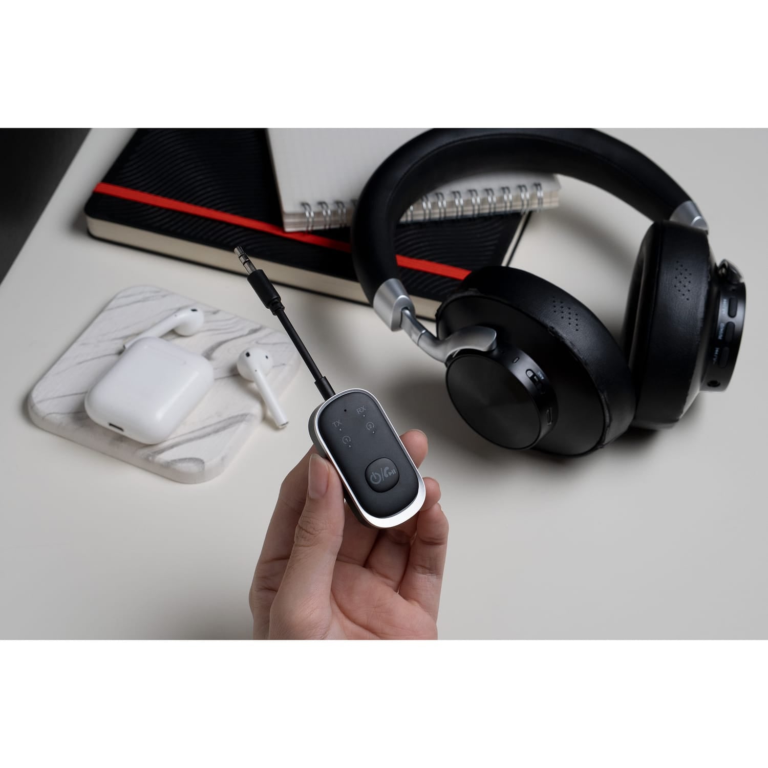 Scapade AirPro Dual-Bluetooth Transmitter for Headphones