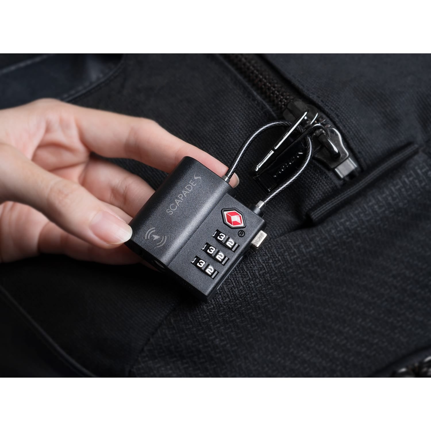 Scapade AirLock TSA-Approved Suitcase Lock with Apple Find My Tracker