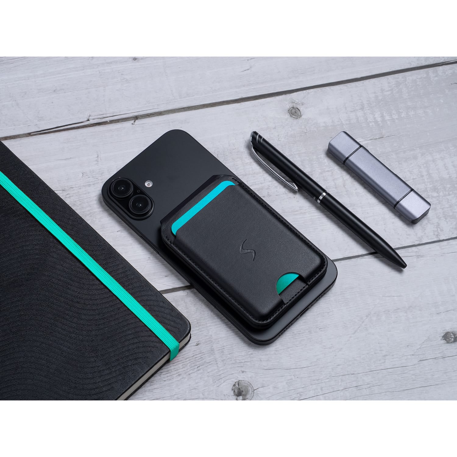 Scapade MagCard Pro MagSafe-Compatible Magnetic Card Holder Wallet with Kickstand and Apple Find My Tracker