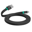 Scapade MagLink A USB-C to USB-A Magnetic Flat Cable with 60-Watt PD Fast Charging, 6.5 Ft.
