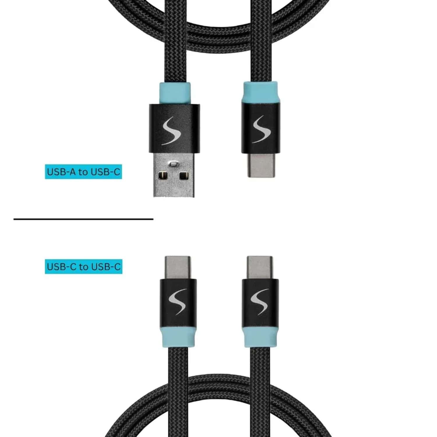Scapade MagLink A USB-C to USB-A Magnetic Flat Cable with 60-Watt PD Fast Charging, 6.5 Ft.