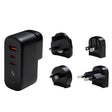 Scapade AirPower 65-Watt PD Multi-USB Travel Charger with International Plugs