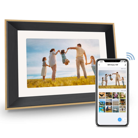eco4life 10.1-In. Wi-Fi Digital Photo Frame with Photos/Videos Sharing, CPF1029