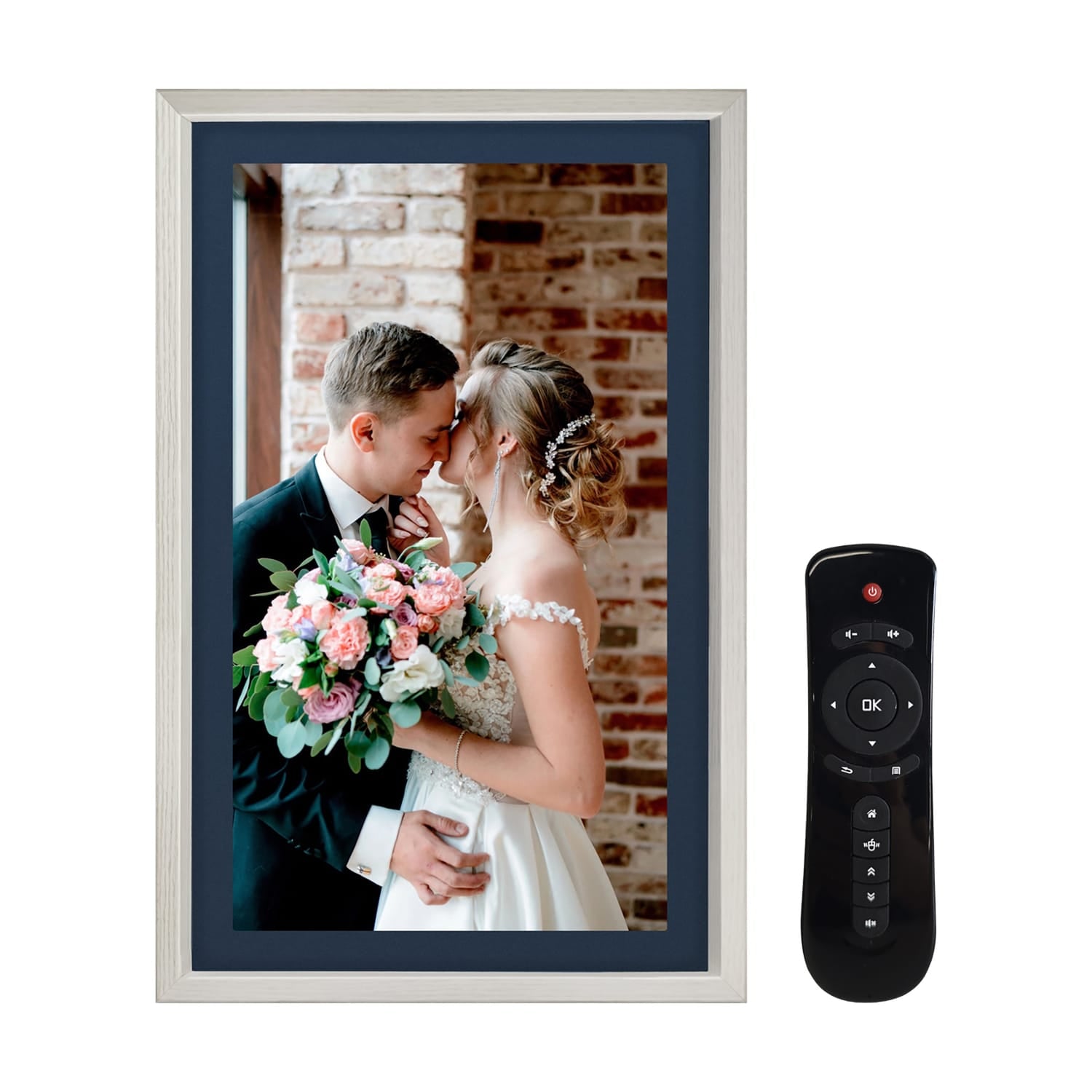 eco4life 21.5-In. Wi-Fi 1080p Full-HD Digital Art Photo Frame with Dual Speakers and Remote, CPF2210