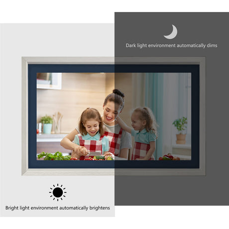 eco4life 21.5-In. Wi-Fi 1080p Full-HD Digital Art Photo Frame with Dual Speakers and Remote, CPF2210