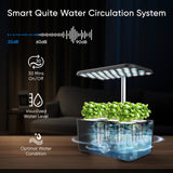 Sonicgrace Indoor Hydroponic Growing System with LED Grow Lights, Water Pump, Timer, and Pods, IGS-39