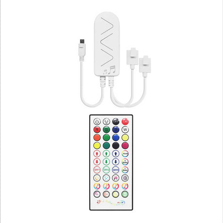 eco4life 61-In. RGB Color-Changing Modern Wi-Fi Aluminum Corner Floor Lamp with PVC Shell