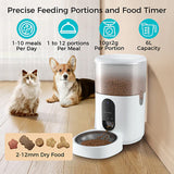 eco4life Wi-Fi 5.45-Qt. Smart Dry-Food Pet Feeder with Stainless Steel Bowl, SC-PF200