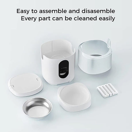 eco4life Wi-Fi 5.45-Qt. Smart Dry-Food Pet Feeder with Stainless Steel Bowl, SC-PF200