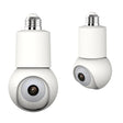 eco4life Wi-Fi 2K 1440p Smart PTZ Light Bulb Security Camera, SC-RIPC-2006