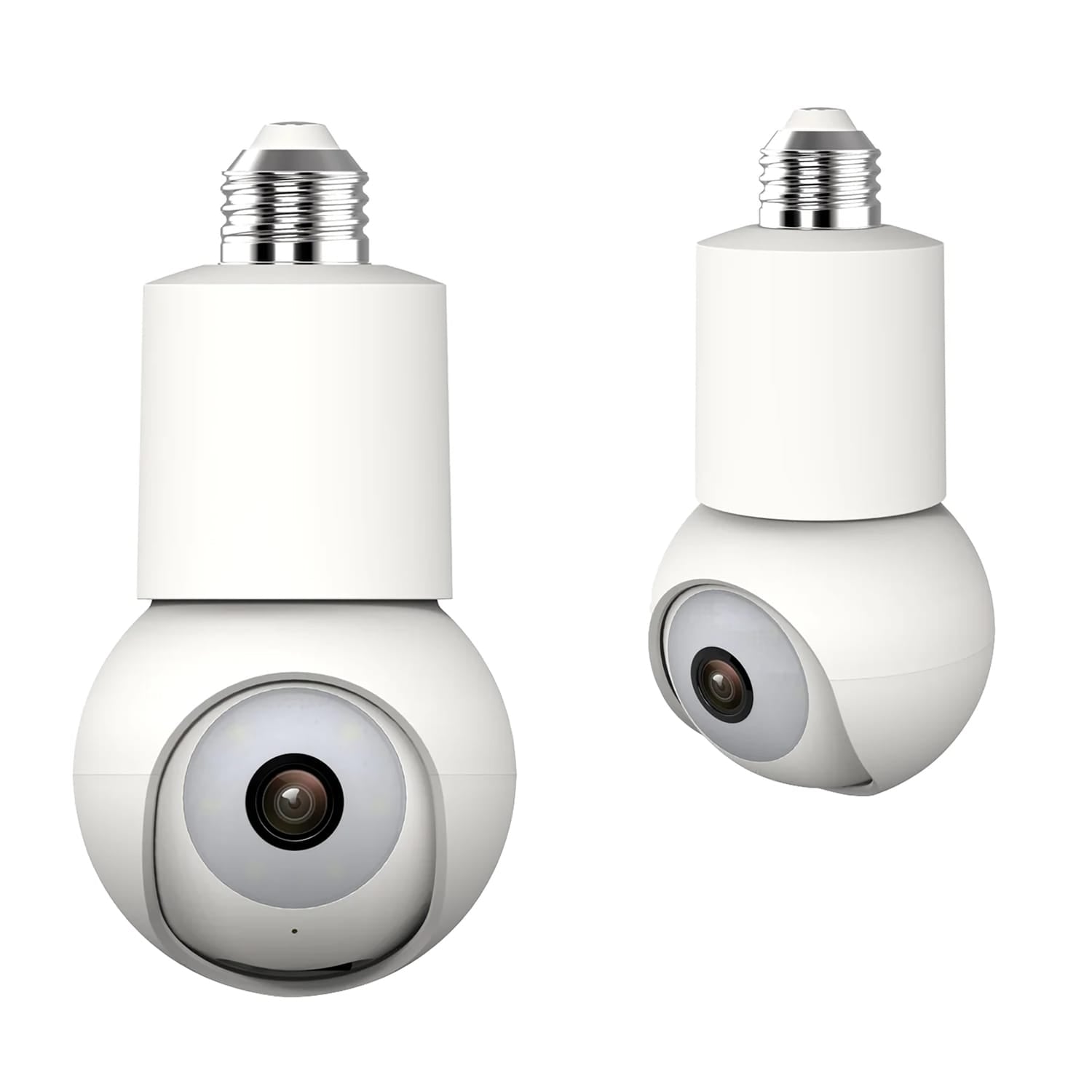 eco4life Wi-Fi 2K 1440p Smart PTZ Light Bulb Security Camera, SC-RIPC-2006