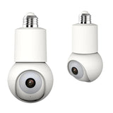 eco4life Wi-Fi 2K 1440p Smart PTZ Light Bulb Security Camera, SC-RIPC-2006