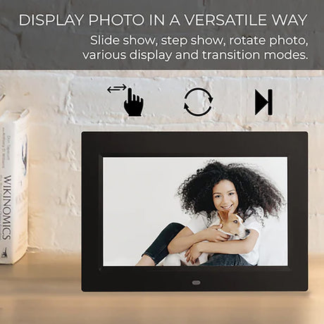 Sonicgrace 10.1-In. Non-Wi-Fi Digital Photo Frame with Remote, SDPF10S