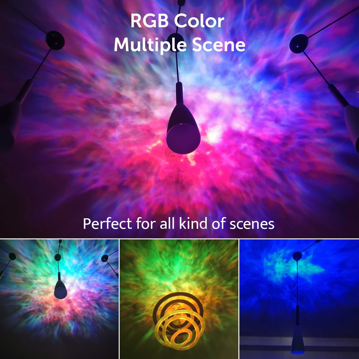 eco4life Bluetooth/Wi-Fi Smart Laser Star Projector, SK23