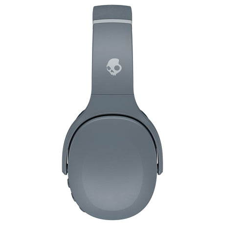 Skullcandy Crusher Evo Sensory Bass Bluetooth Flat-Folding Over-Ear Headphones with Mic and 3.5-mm Aux Input, up to 40 Hours of Play Time, Chill Gray