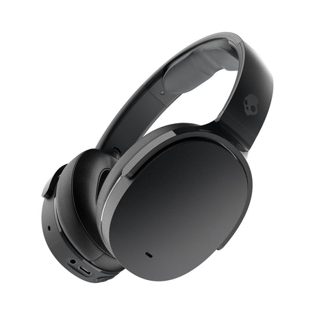 Skullcandy Hesh ANC Bluetooth Folding Over-Ear Headphones with Mics and 3.5-mm Aux Input, Stay-Aware Mode, up to 22 Hours Play Time, Black