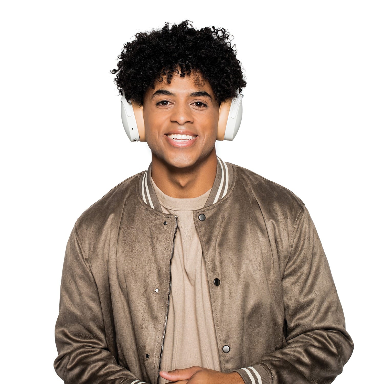Skullcandy Hesh ANC Bluetooth Folding Over-Ear Headphones with Mics and 3.5-mm Aux Input, Stay-Aware Mode, up to 22 Hours Play Time, White