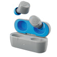 Skullcandy Jib True 2 TWS Bluetooth In-Ear Earbuds with Mic and Charging Case, up to 33 Hours Play Time, IPX4 Sweat-Resistant, Light Gray/Blue