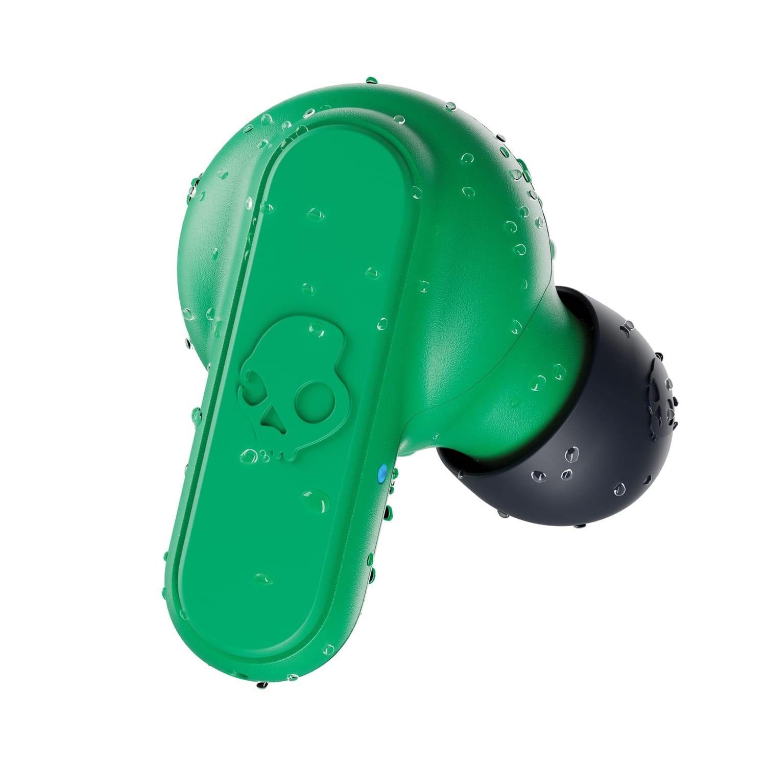 Skullcandy Dime True 2 TWS Bluetooth In-Ear Earbuds with Mic and Charging Case, up to 12 Hours Play Time, IPX4 Sweat-Resistant, Dark Blue/Green