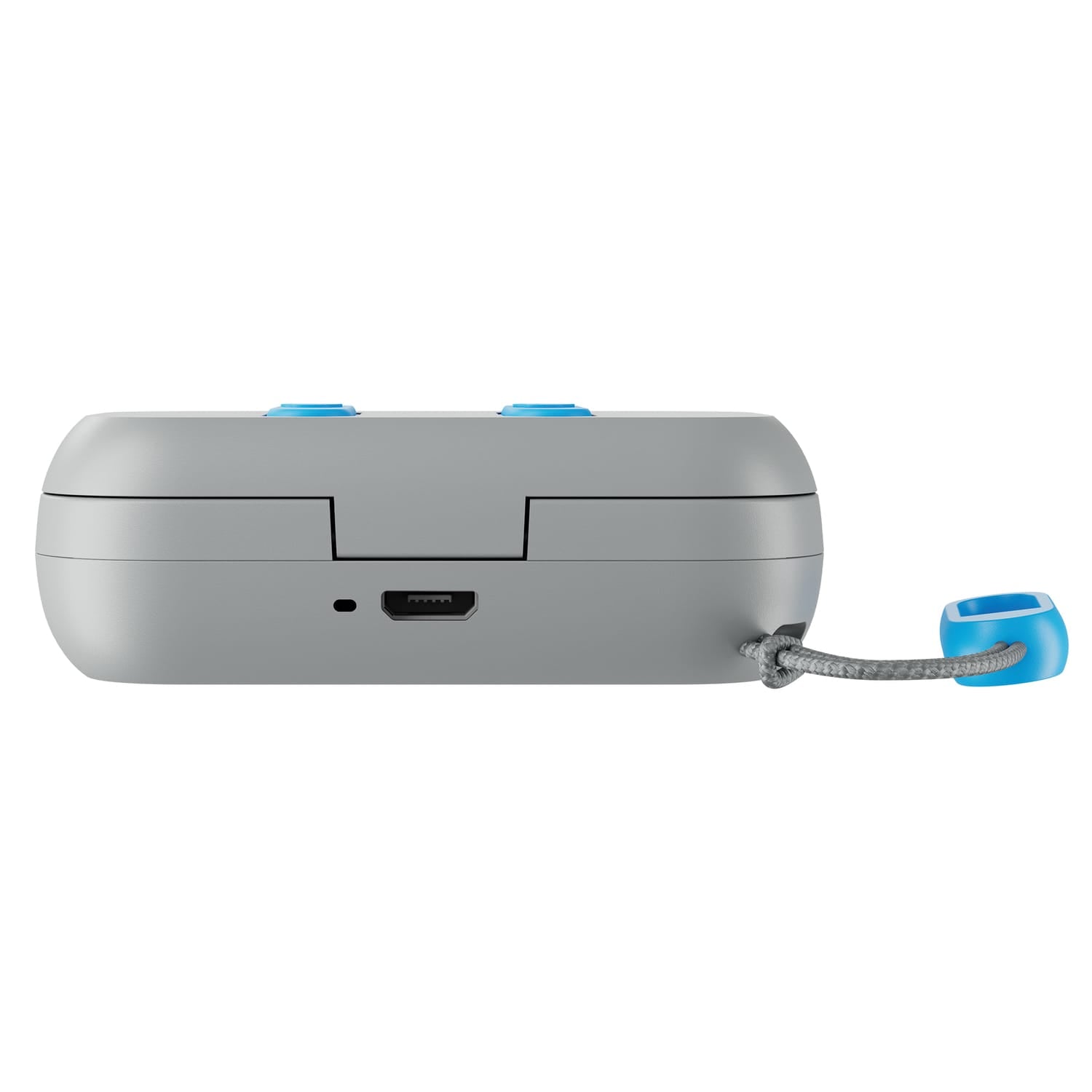 Skullcandy Dime True 2 TWS Bluetooth In-Ear Earbuds with Mic and Charging Case, up to 12 Hours Play Time, IPX4 Sweat-Resistant, Light Gray/Blue