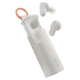 Skullcandy Dime Evo TWS Bluetooth In-Ear Earbuds with Mic and Charging Case, up to 36 Hours Play Time, IPX4 Water-Resistant, Bone/Orange Glow