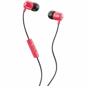 Skullcandy Jib Wired In-Ear Earbuds with In-Line Mic and 3.5-mm Connector, Red