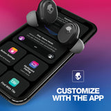 Skullcandy Mod TWS Bluetooth In-Ear Earbuds with Mic and Charging Case, Clear Voice, up to 34 Hours Play Time, IP55 Sweat/Water-Resistant
