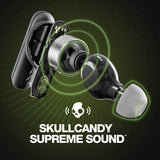 Skullcandy Smokin’ Buds TWS Bluetooth In-Ear Earbuds with Mic and Charging Case, up to 20 Hours of Play Time, IPX4 Sweat-Resistant, True Black