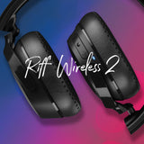 Skullcandy Riff Wireless 2 Bluetooth Folding On-Ear Headphones with Mic and 3.5-mm Aux Input, Low-Latency Audio, up to 34 Hours Play Time