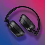 Skullcandy Riff Wireless 2 Bluetooth Folding On-Ear Headphones with Mic and 3.5-mm Aux Input, Low-Latency Audio, up to 34 Hours Play Time