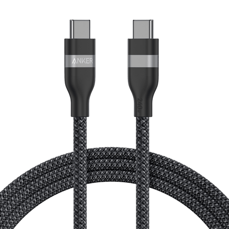 Anker USB-C to USB-C Cable (3 ft / 6 ft, 240W, Upcycled-Braided)