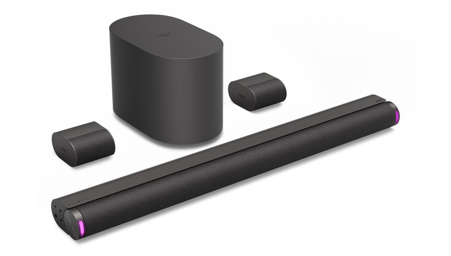 Vizio 36" 5.1.2 Ch Dolby Atmos Soundbar System with Dolby Atmos and DTS:X, Black - Open Box
