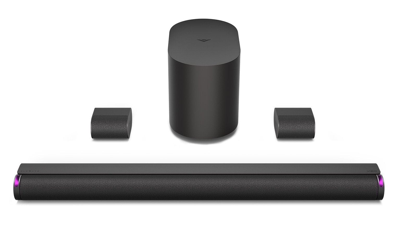 Vizio 36" 5.1.2 Ch Dolby Atmos Soundbar System with Dolby Atmos and DTS:X, Black - Open Box
