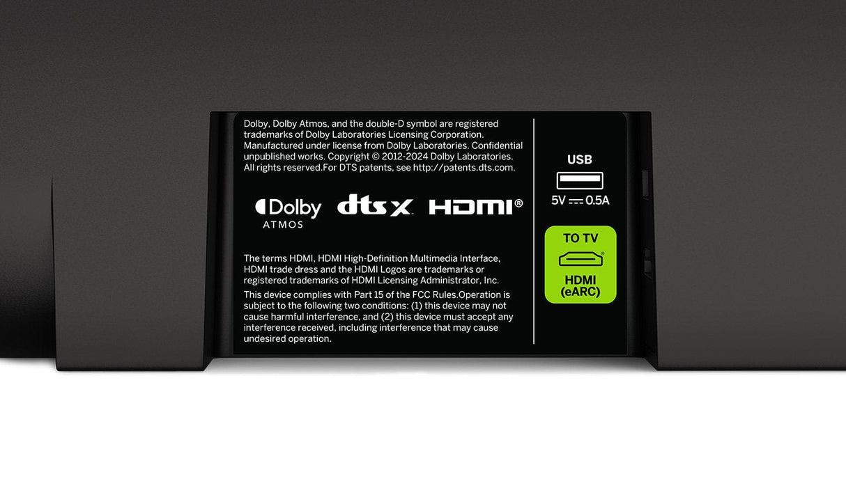 Vizio 36" 5.1.2 Ch Dolby Atmos Soundbar System with Dolby Atmos and DTS:X, Black - Open Box