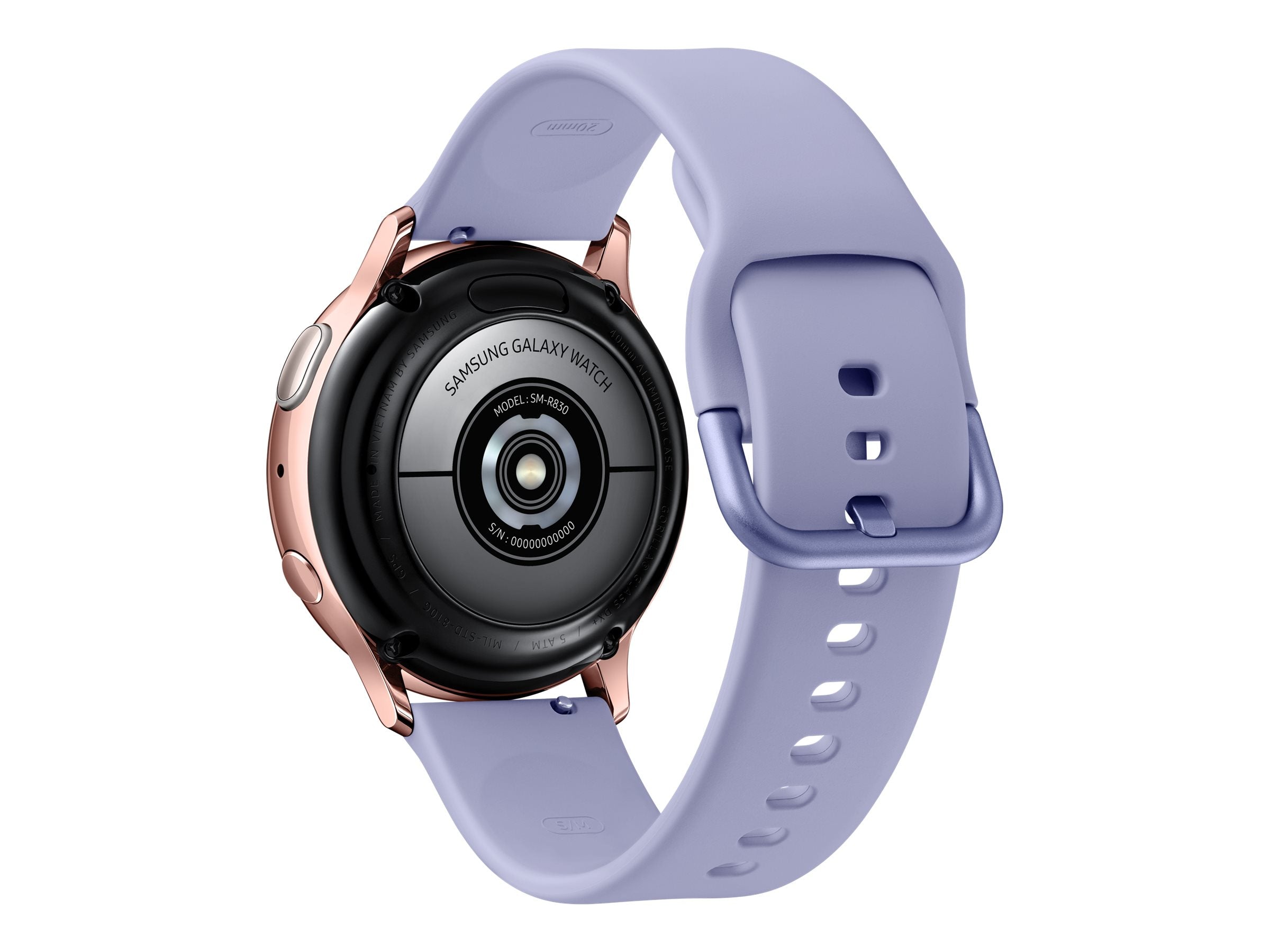 Samsung SM-R830NADAXAR-RB Galaxy Watch Active2 40mm Bluetooth Rose Gold and Violet - Certified Refurbished