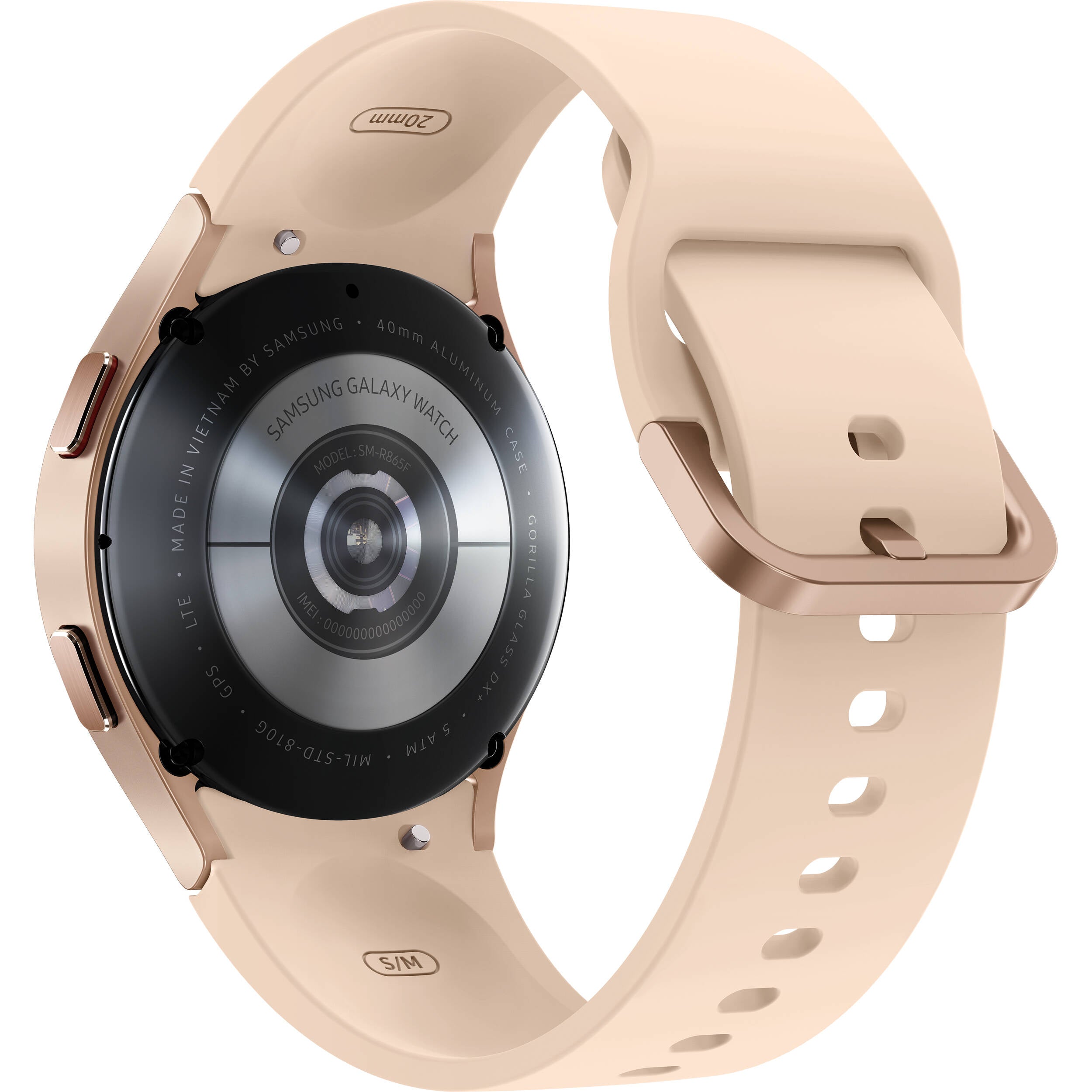 Samsung SM-R865UZDAXAA Galaxy Watch4 40mm 4G LTE Pink Gold - Certified Refurbished