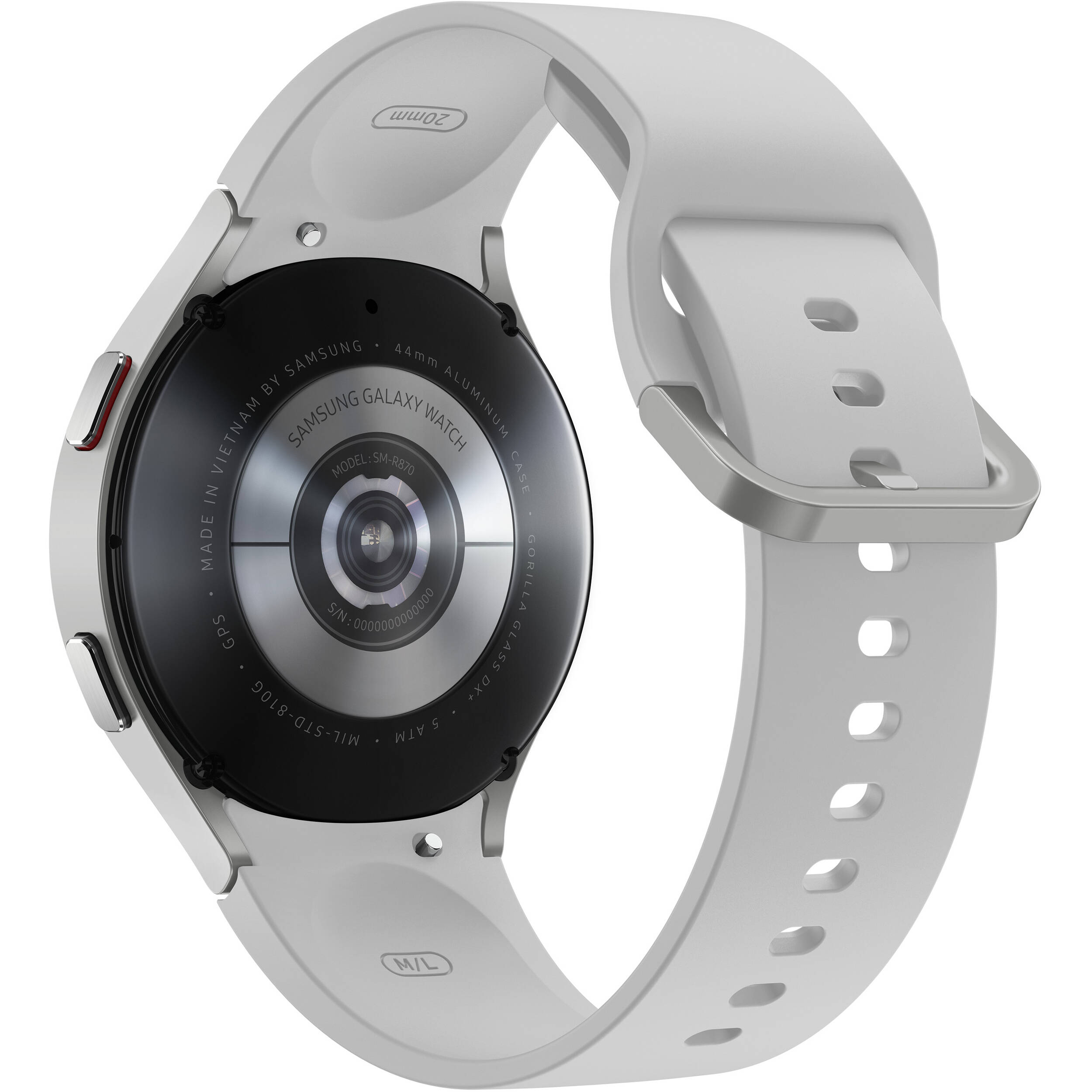 Samsung SM-R870NZSCXAA-RB Galaxy Watch4 44mm Bluetooth, Silver - Certified Refurbished