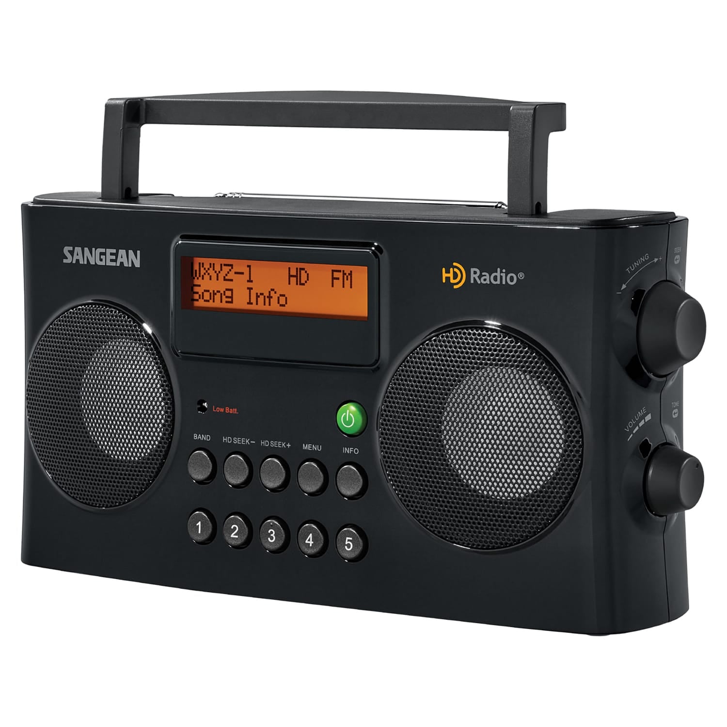 Sangean HDR-16 Portable HD Radio/FM-Stereo/AM Digital Radio