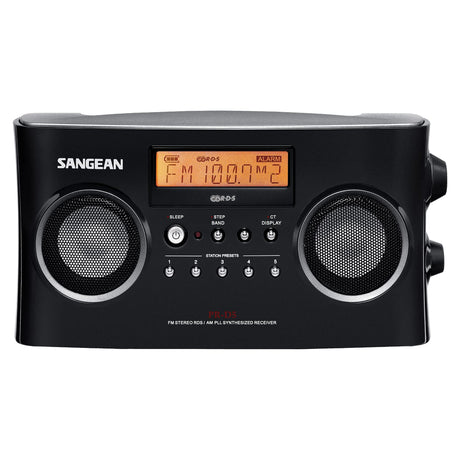 Sangean PR-D5 FM-Stereo/AM Portable Digital-Tuning Radio, Black