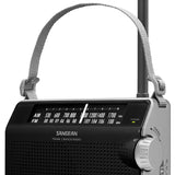 Sangean PR-D6 Retro AM/FM Portable Analog Radio with Strap