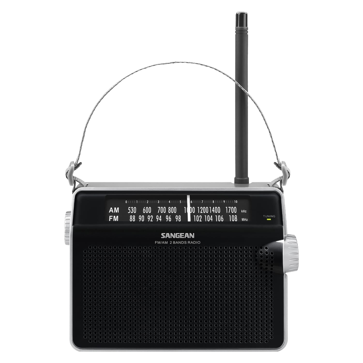Sangean PR-D6 Retro AM/FM Portable Analog Radio with Strap